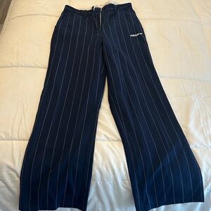 Adidas Originals Navy Pinstripe Pants